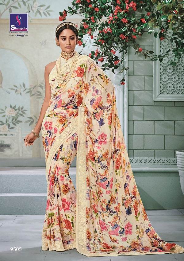 Kaamini Vol 11 By Shangrila Printed Sarees Catalogue