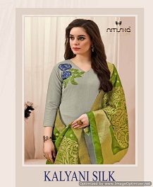 Kalyani By Nitisha Designers Cotton Slub Ready Made Dress Material Catalogue