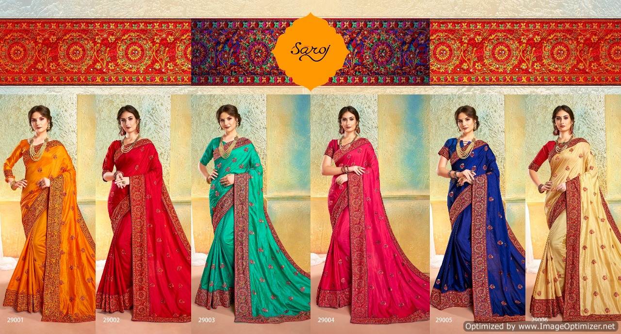 Kesariya By Saroj Sana Silk Designer Sarees Collection