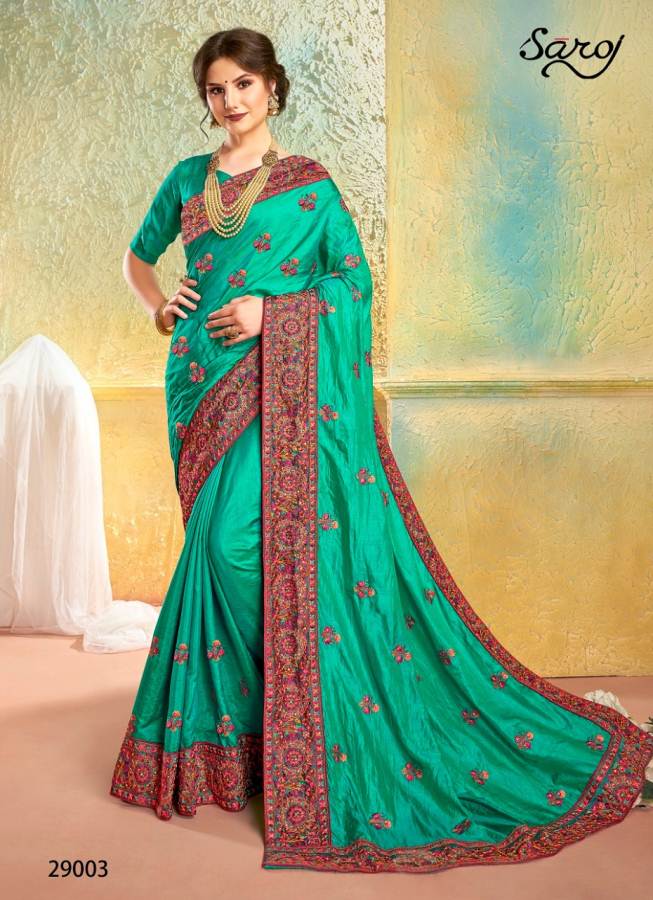 Kesariya By Saroj Sana Silk Designer Sarees Collection