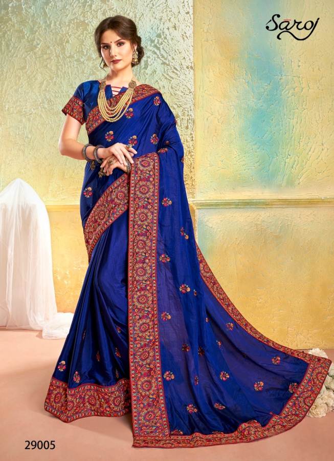 Kesariya By Saroj Sana Silk Designer Sarees Collection