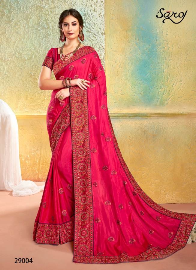 Kesariya By Saroj Sana Silk Designer Sarees Collection