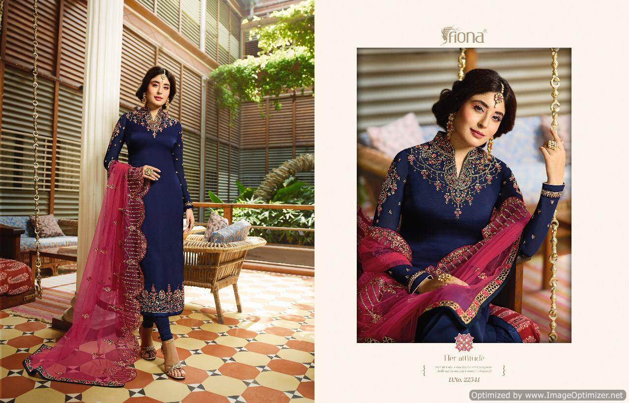 Kritika By Fiona  Embroidered Salwar Suits