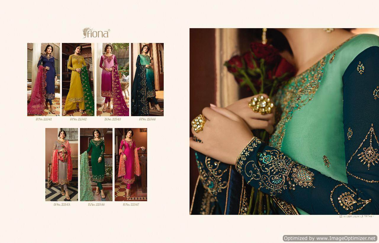 Kritika By Fiona  Embroidered Salwar Suits