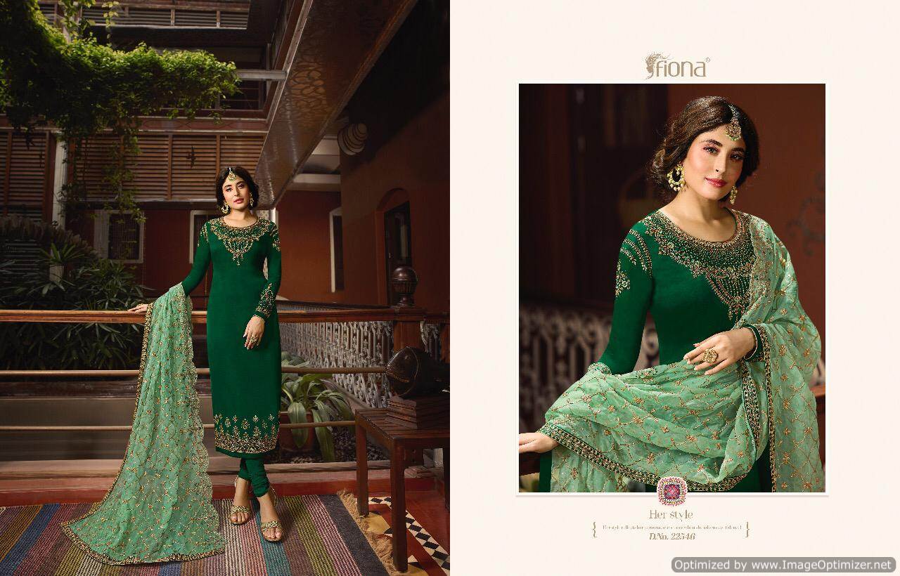 Kritika By Fiona  Embroidered Salwar Suits