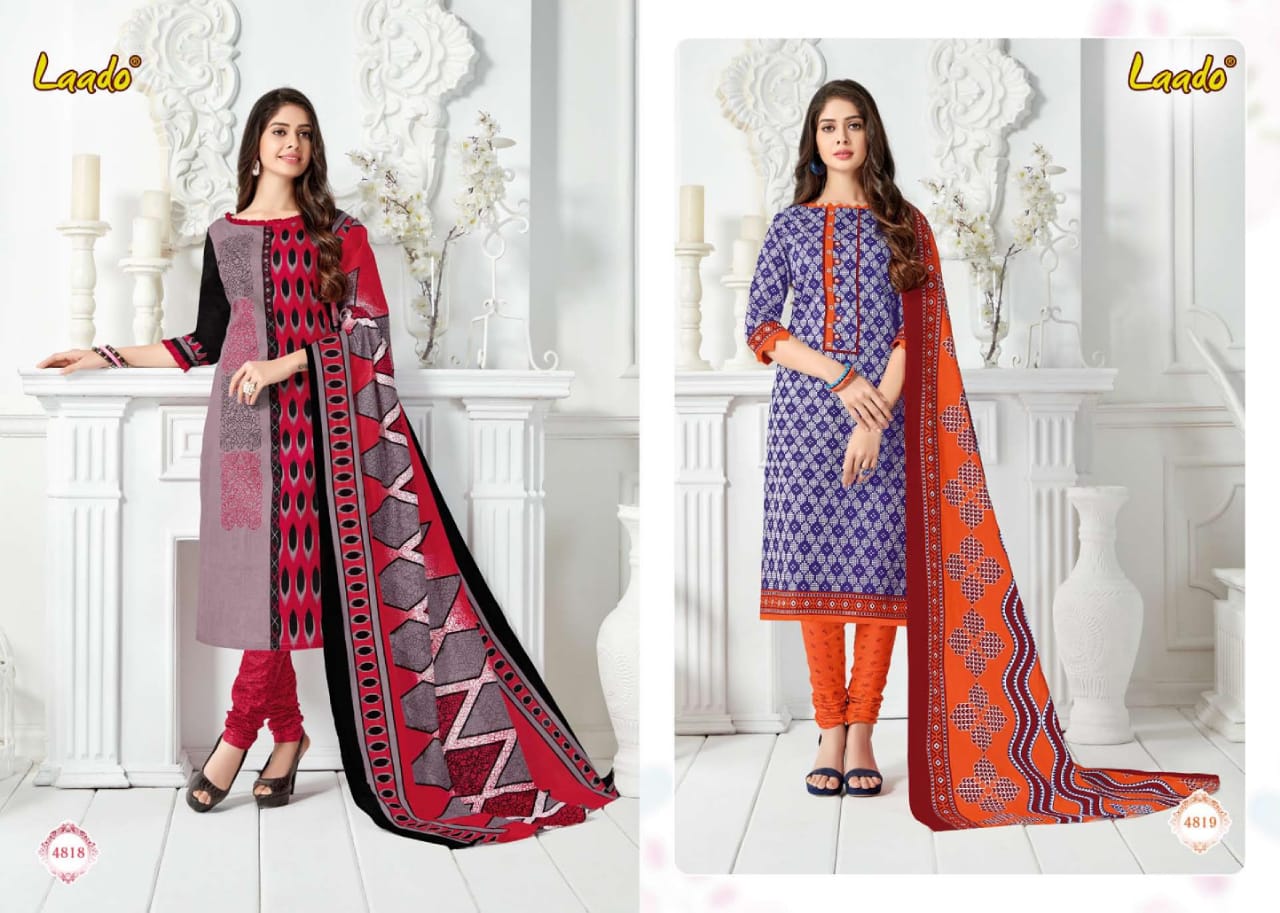 Laado Vol 48 Printed Cotton Dress Material Catalogue