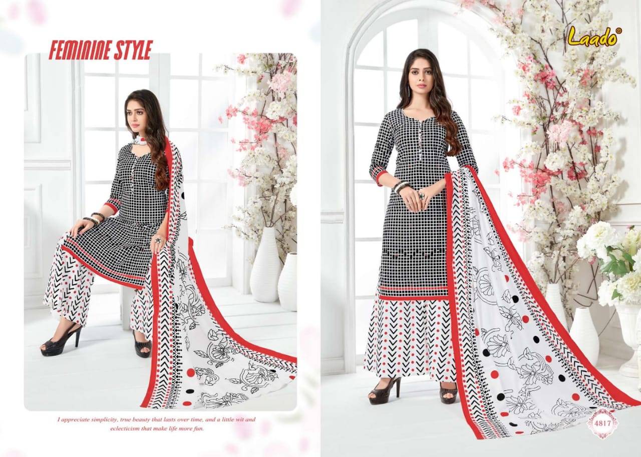 Laado Vol 48 Printed Cotton Dress Material Catalogue