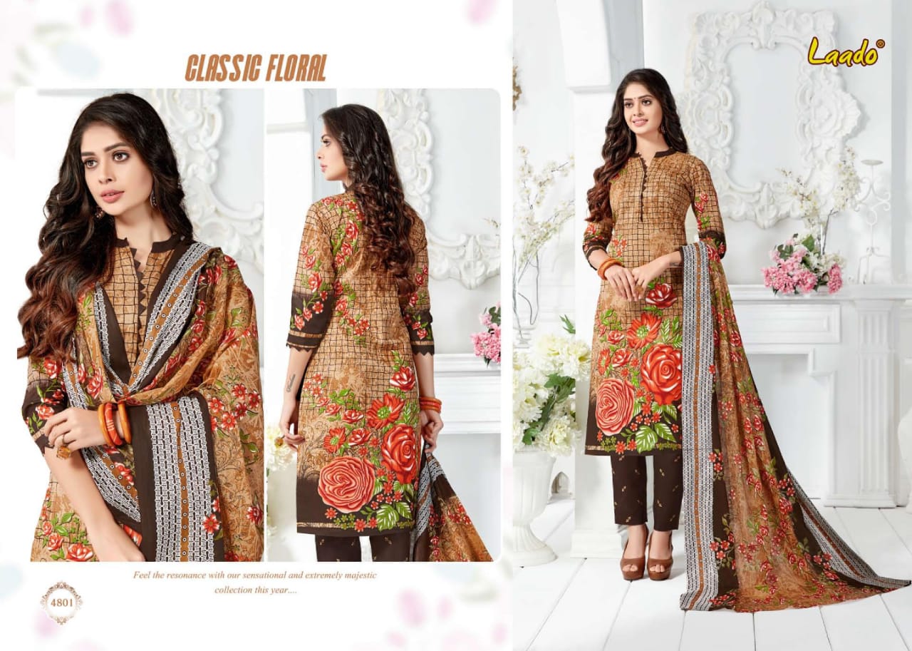 Laado Vol 48 Printed Cotton Dress Material Catalogue