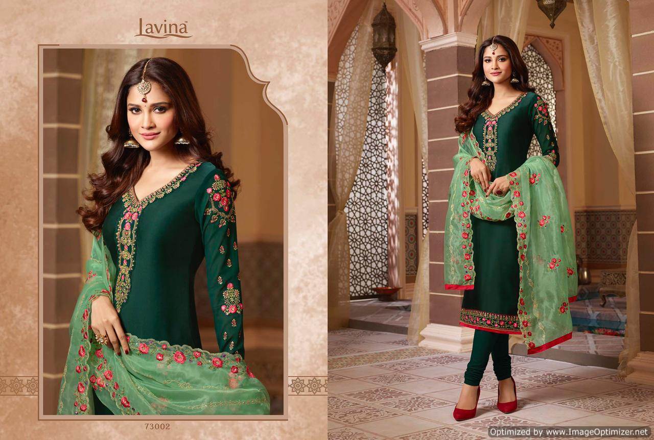 Lavina Vol 73 Digital Print Designer Salwar Suits Collection