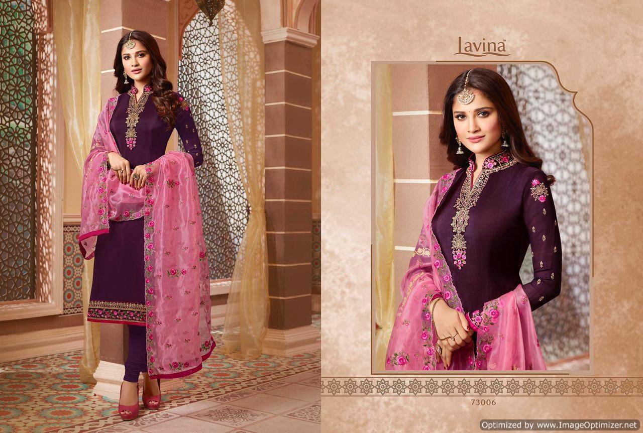 Lavina Vol 73 Digital Print Designer Salwar Suits Collection