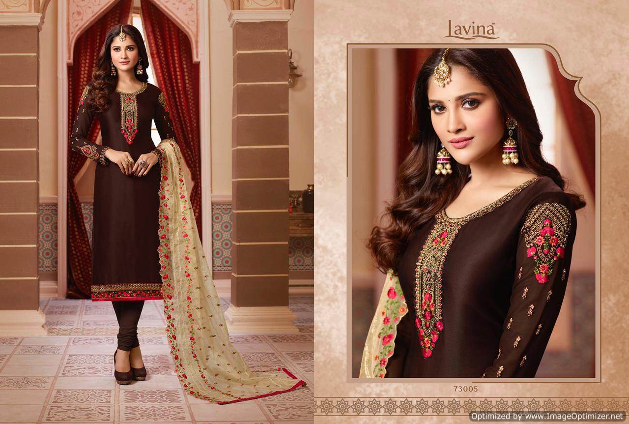 Lavina Vol 73 Digital Print Designer Salwar Suits Collection