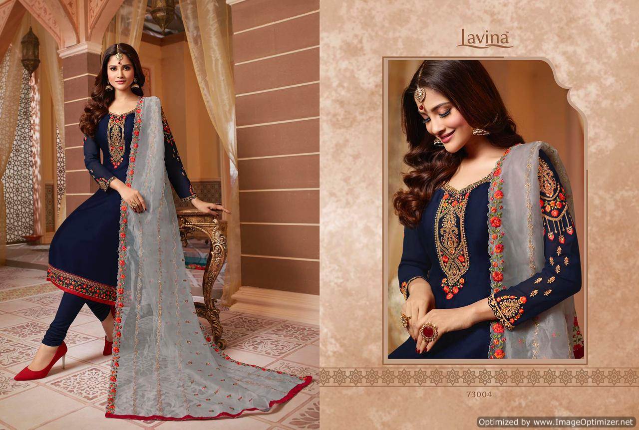 Lavina Vol 73 Digital Print Designer Salwar Suits Collection