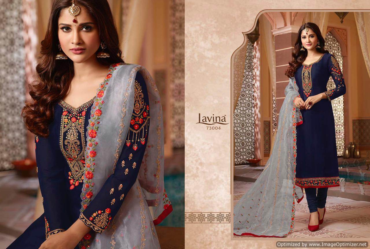 Lavina Vol 73 Digital Print Designer Salwar Suits Collection