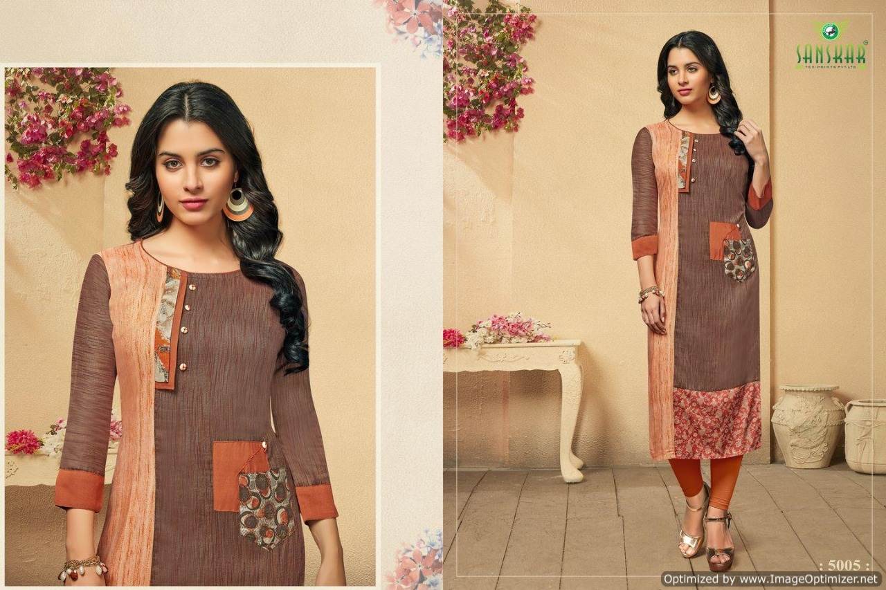 Libbas By Sanskar  Designer Pure Rayon Running Wear Kurtis Catalogue