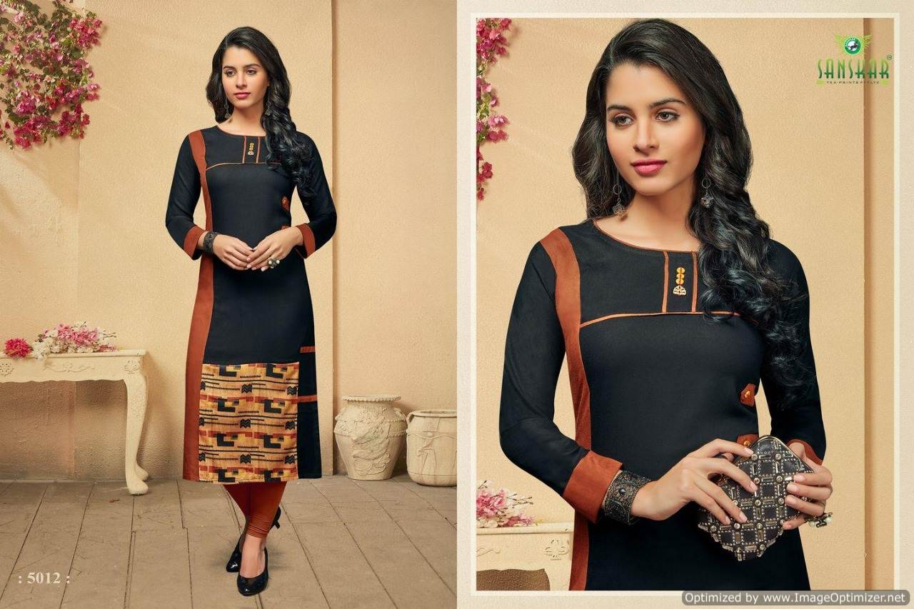 Libbas By Sanskar  Designer Pure Rayon Running Wear Kurtis Catalogue