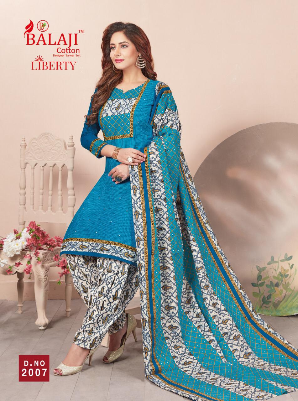 Liberty Vol 2 By Balaji Printed Patiyala  Cotton Dress Material Catalogue