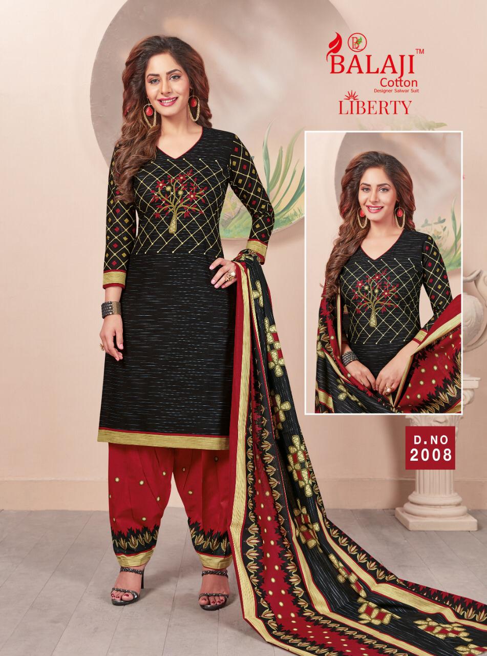 Liberty Vol 2 By Balaji Printed Patiyala  Cotton Dress Material Catalogue