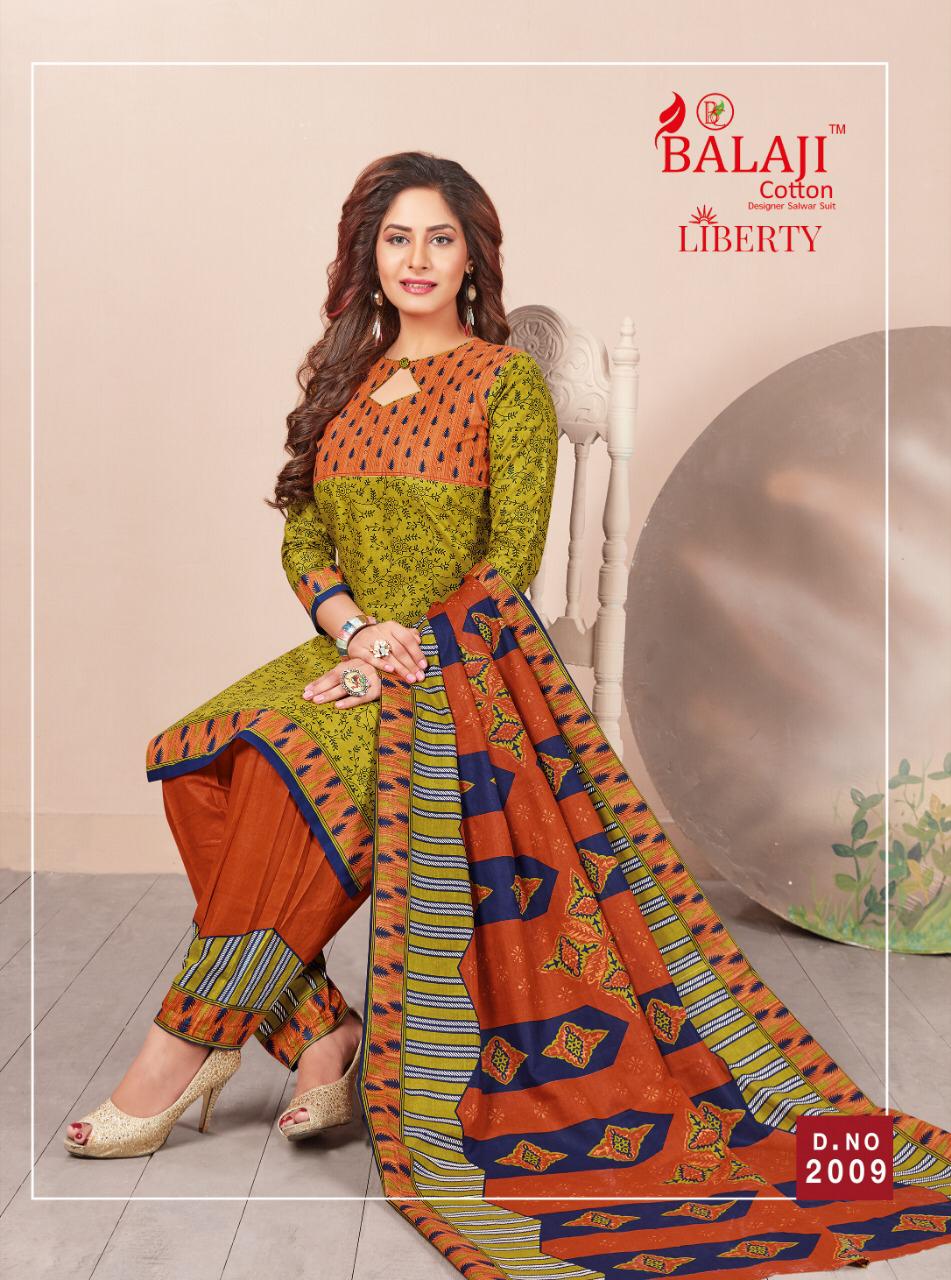 Liberty Vol 2 By Balaji Printed Patiyala  Cotton Dress Material Catalogue