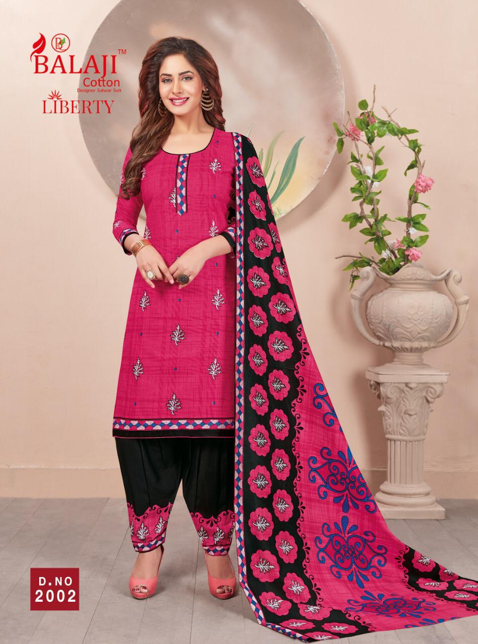 Liberty Vol 2 By Balaji Printed Patiyala  Cotton Dress Material Catalogue