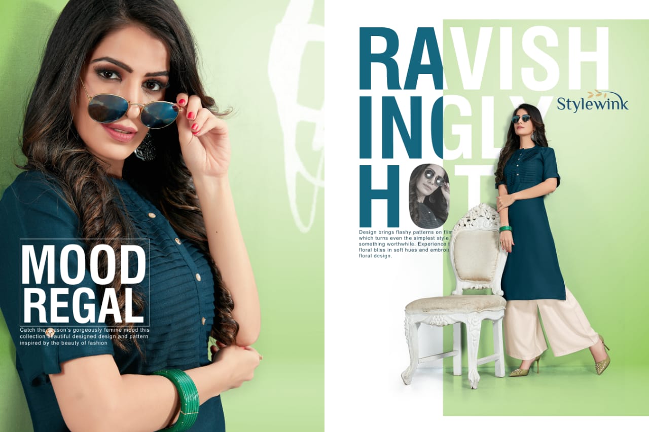 Maharani By  Stylewink Cotton Running Wear Kurtis With Plazoo Collection
