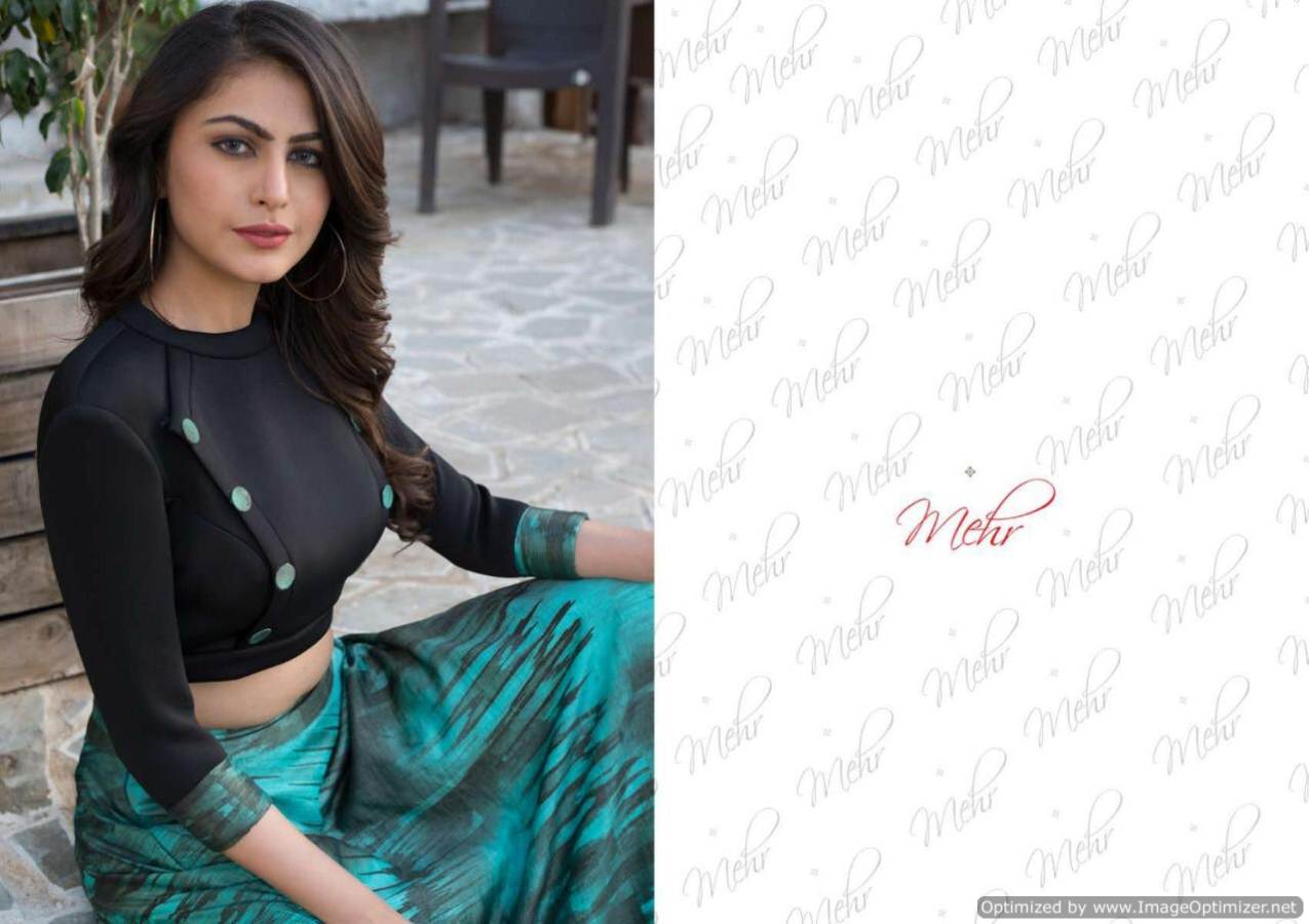 Maher Vol 3 By Mugdha Designer Top With Skirt Collection