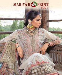 Mariya B M Print Vol 3 By Shree Designer Pakistani Suit Collection