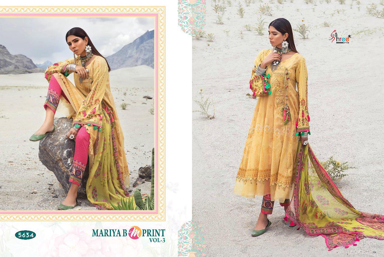 Mariya B M Print Vol 3 By Shree Designer Pakistani Suit Collection