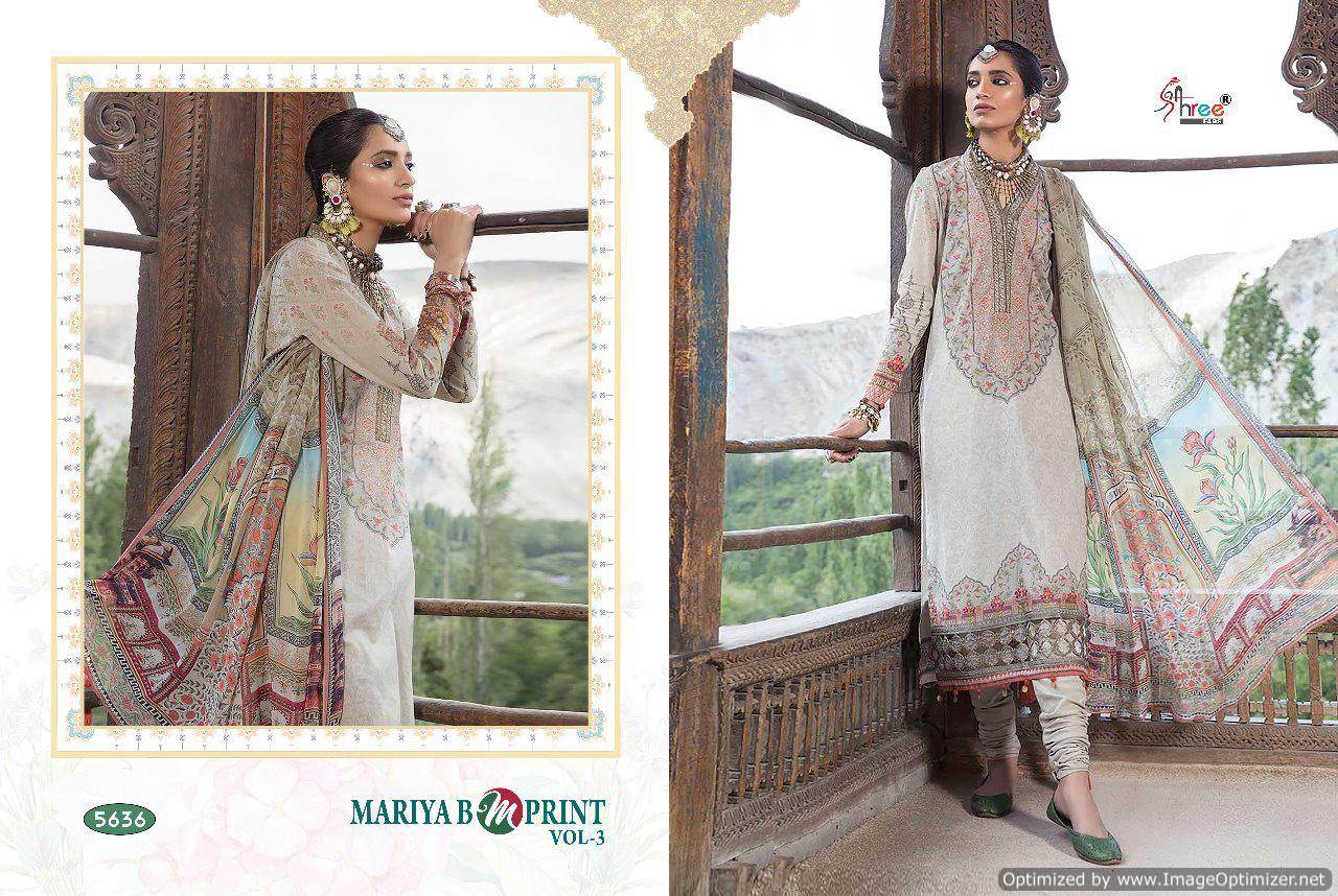 Mariya B M Print Vol 3 By Shree Designer Pakistani Suit Collection