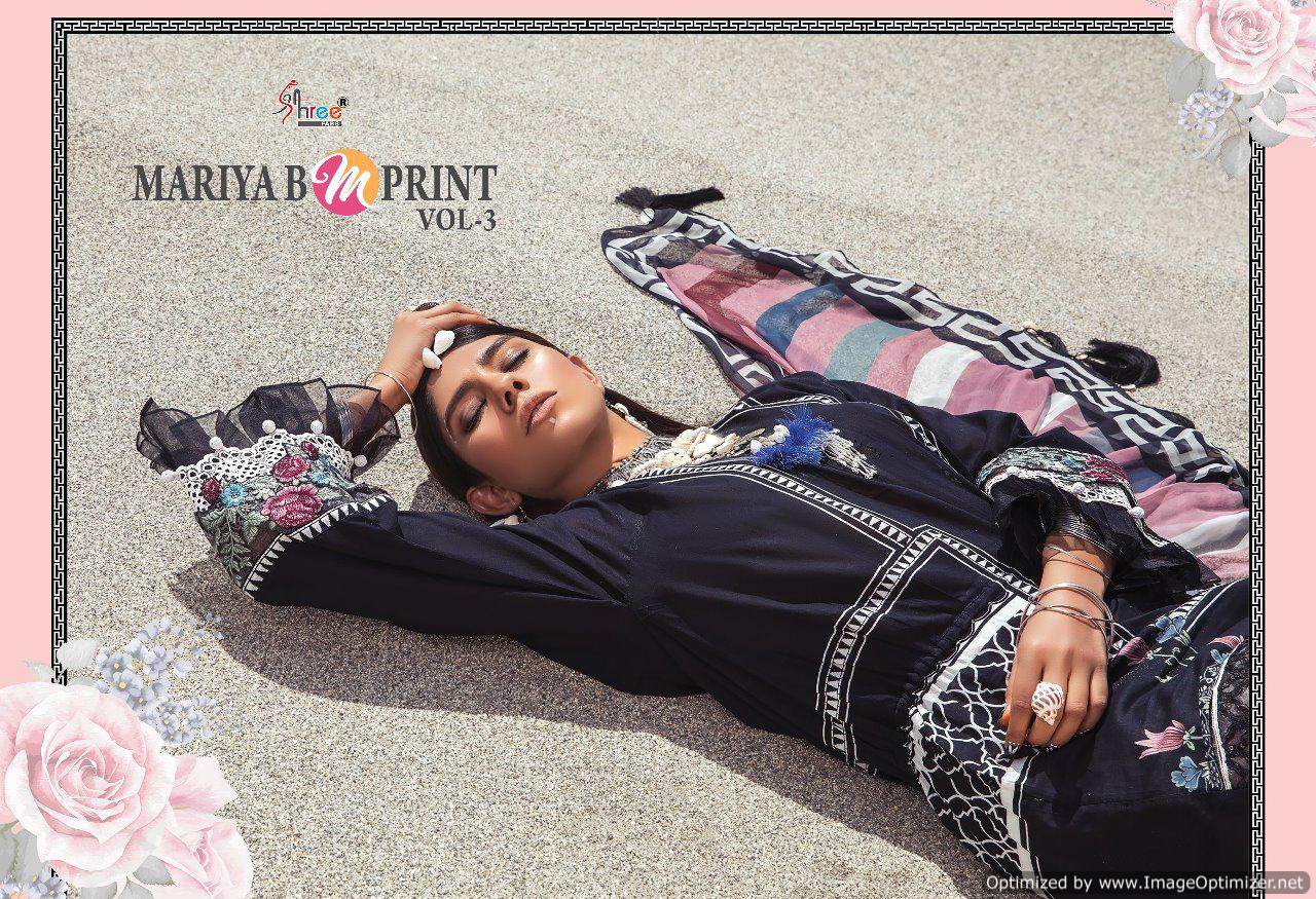 Mariya B M Print Vol 3 By Shree Designer Pakistani Suit Collection