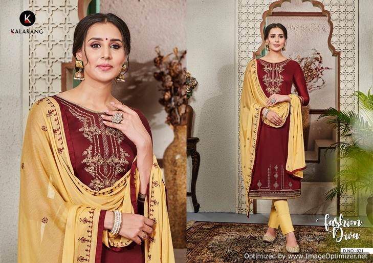 Merigold By Kalarang Designer Cotton Dress Materials Catalogue