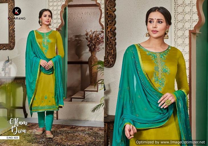 Merigold By Kalarang Designer Cotton Dress Materials Catalogue