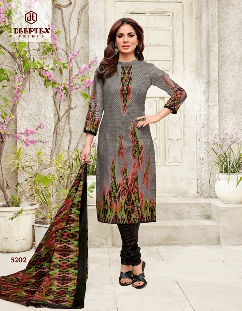 Miss India Vol 52 By Deeptex Pure Cotton Printed Dress Material