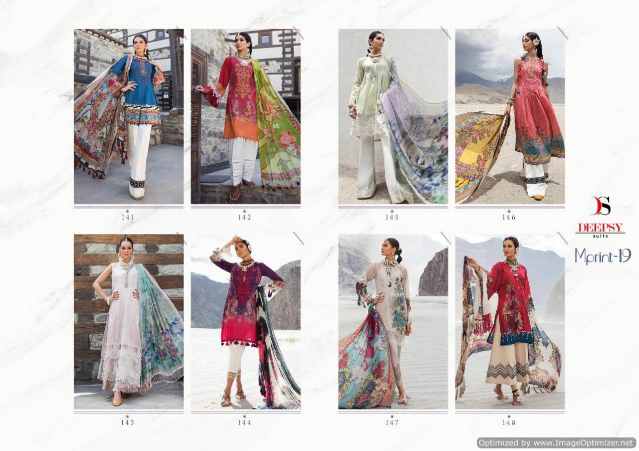Mprint Vol 19 By Deepsy Designer Pakistani Suit Collection