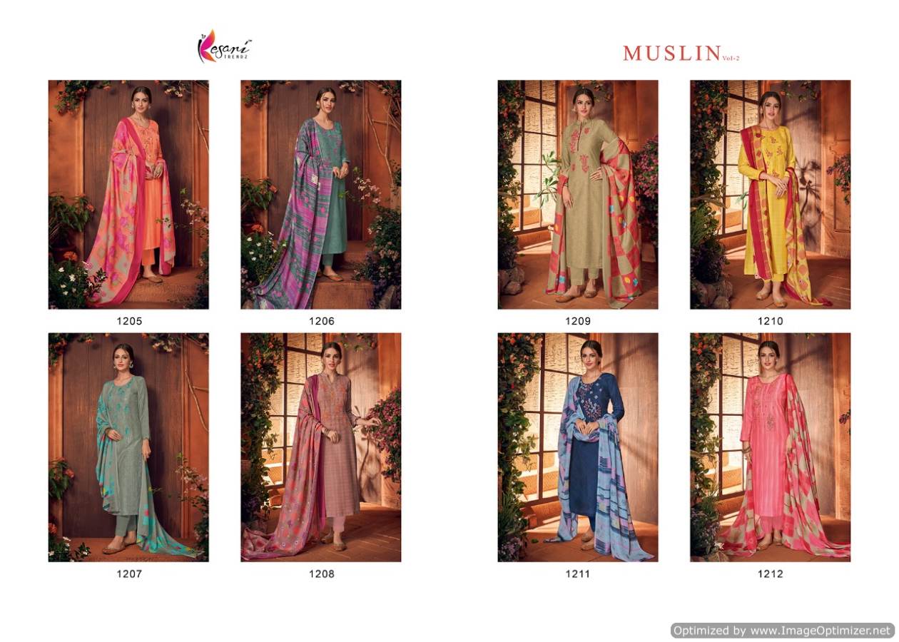 Muslin Vol 2 By Kesari Designer Dress Material Catalogue