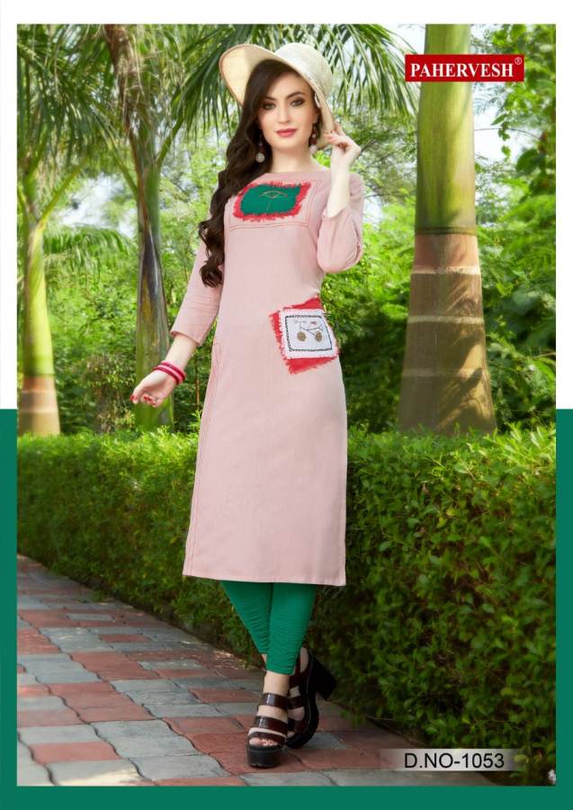 Niharika Vol-3 By Pahervesh Causal Kurtis Catalogue