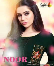Noor Vol 3 By Kajri  Heavy Rayon State  Kurti With Plazoo Collection