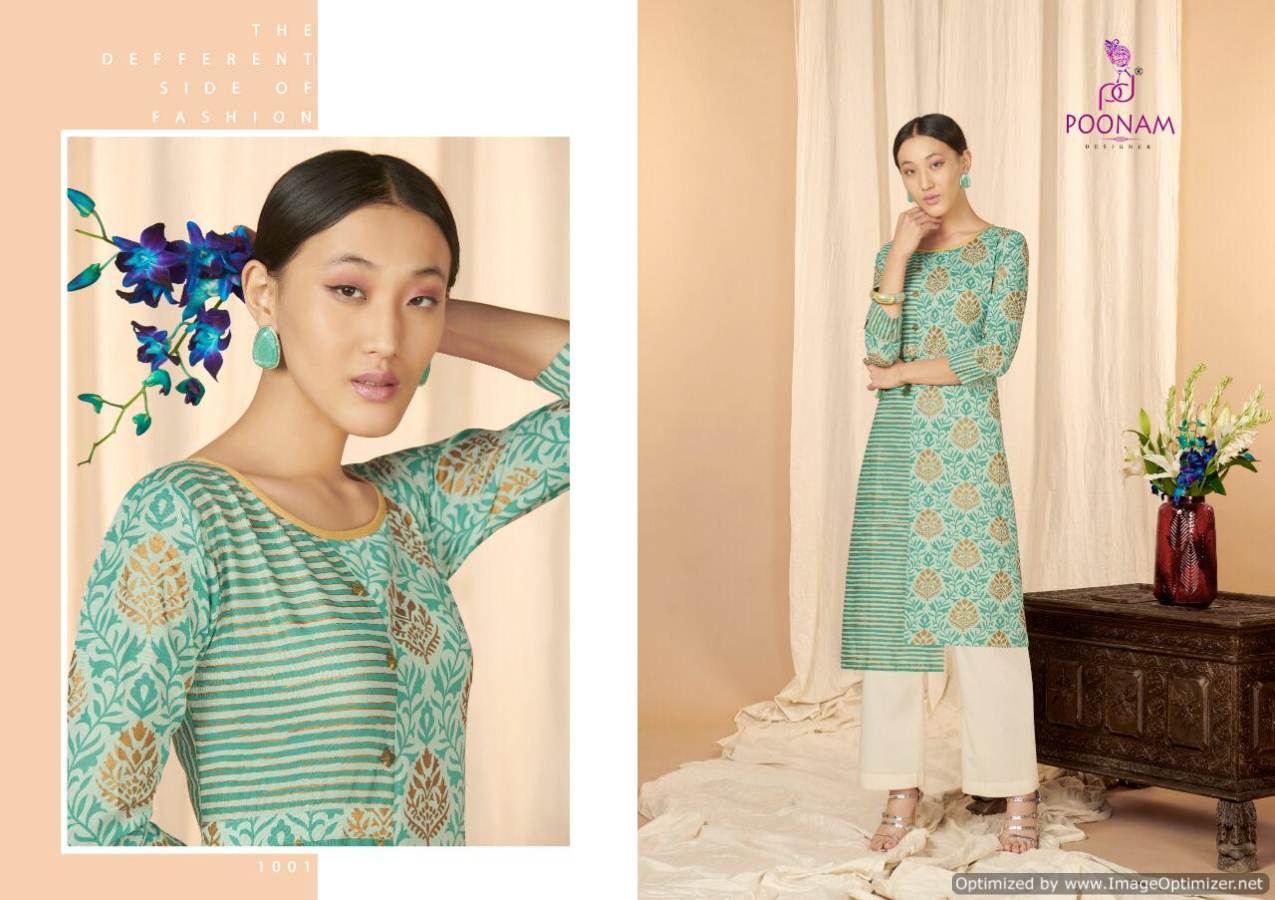 Aaria By Poonam Cotton Casual Wear Kurtis Collection