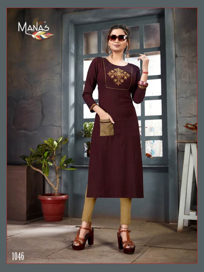 Priyal Vol 6 By Manas Designer Cotton Kurtis Collection