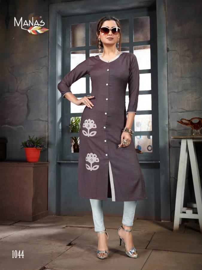 Priyal Vol 6 By Manas Designer Cotton Kurtis Collection