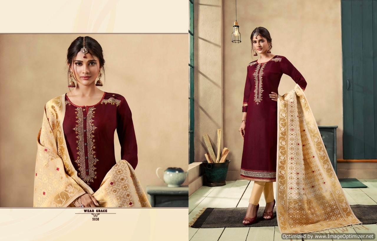 Paridhan  By Rangoon Straight Kurti With Pant  Collection