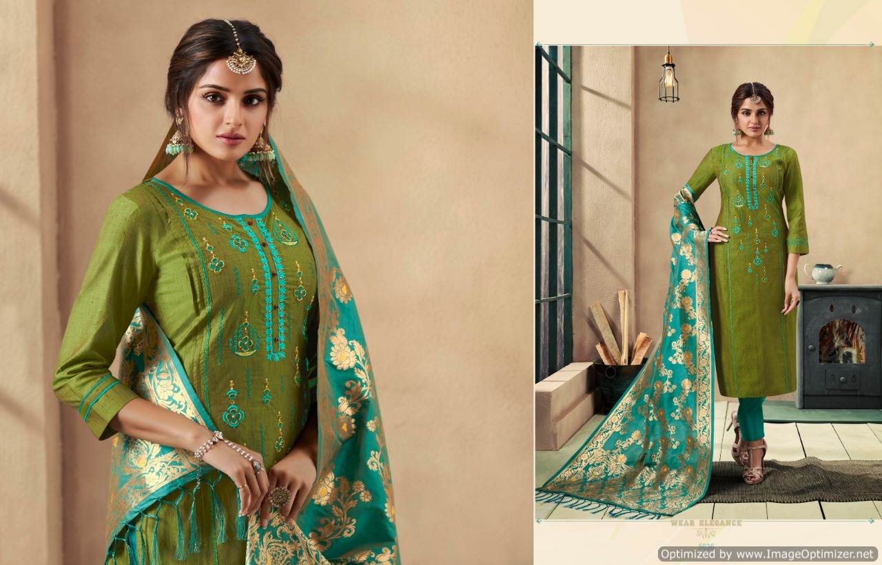 Paridhan  By Rangoon Straight Kurti With Pant  Collection