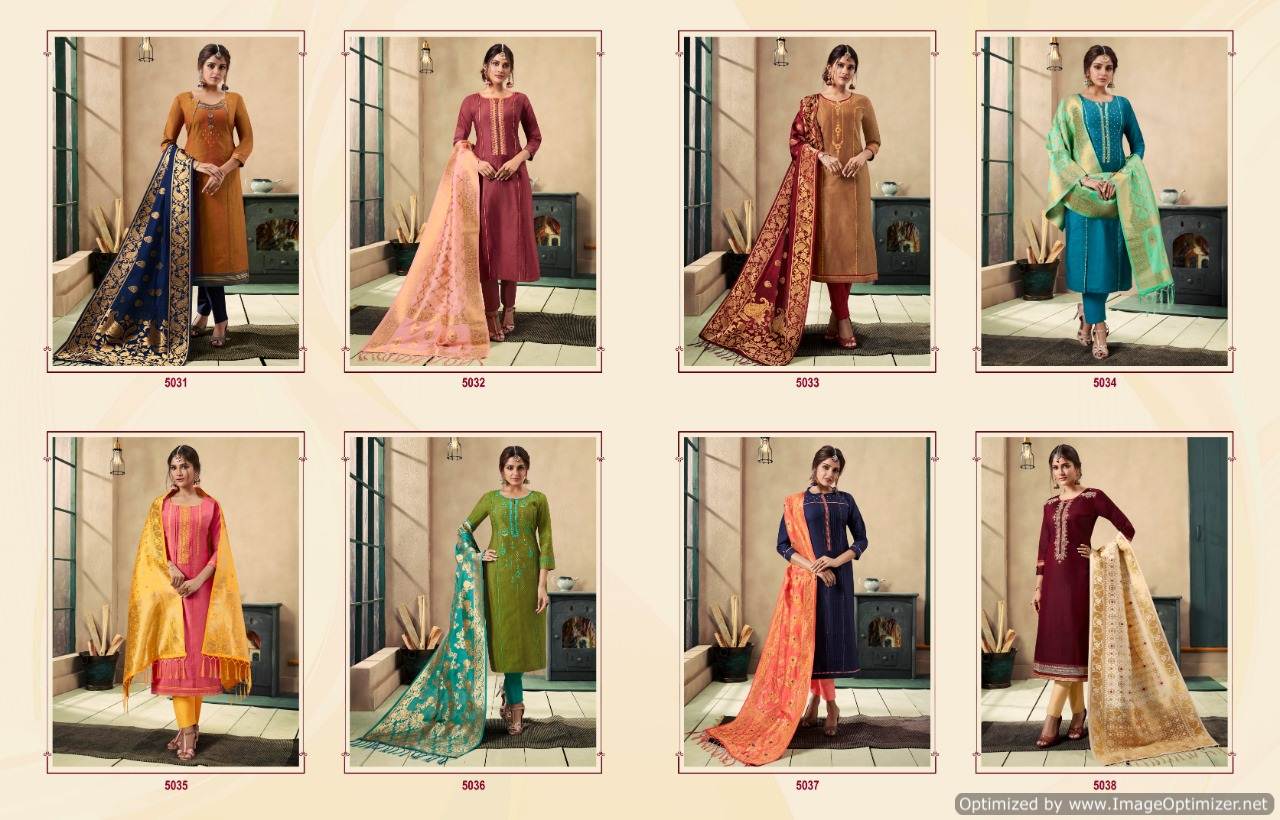 Paridhan  By Rangoon Straight Kurti With Pant  Collection