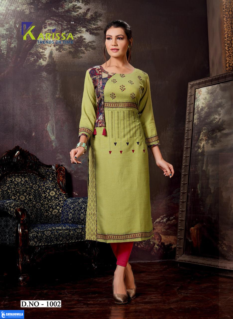 Rich Girl Vol 2 By Karissa Fashion Casual Wear Kurtis Catalogue