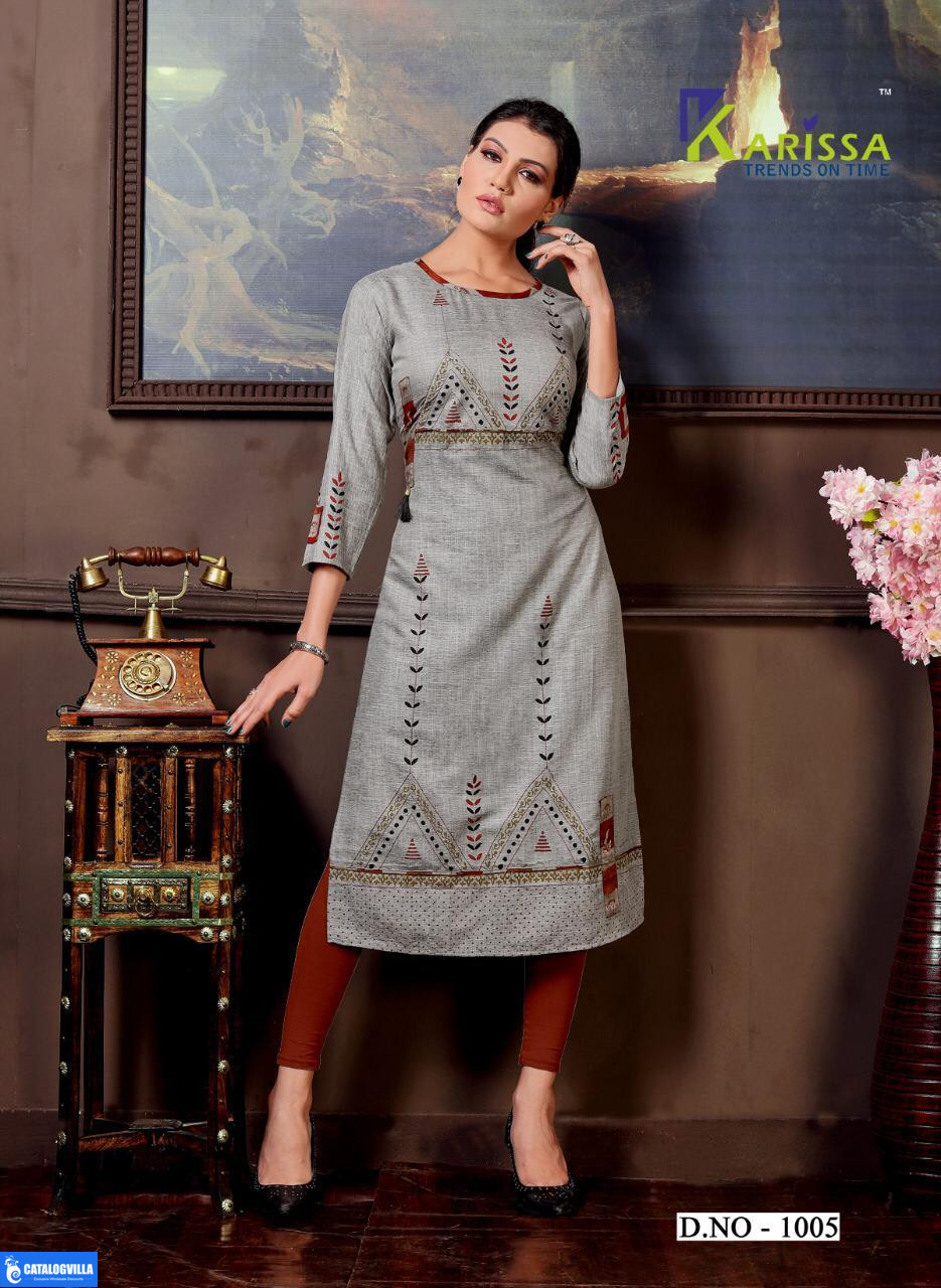 Rich Girl Vol 2 By Karissa Fashion Casual Wear Kurtis Catalogue