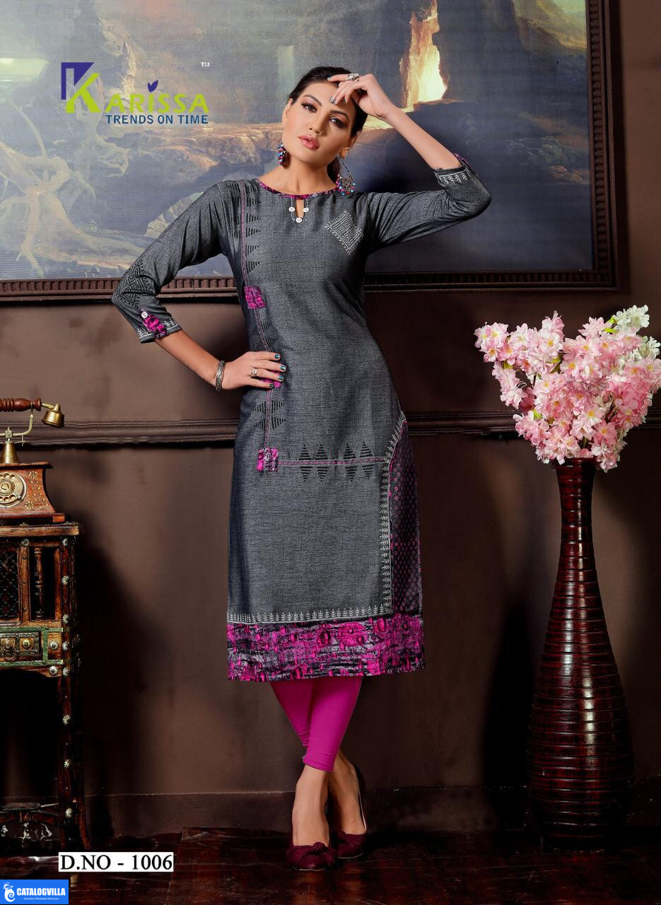 Rich Girl Vol 2 By Karissa Fashion Casual Wear Kurtis Catalogue