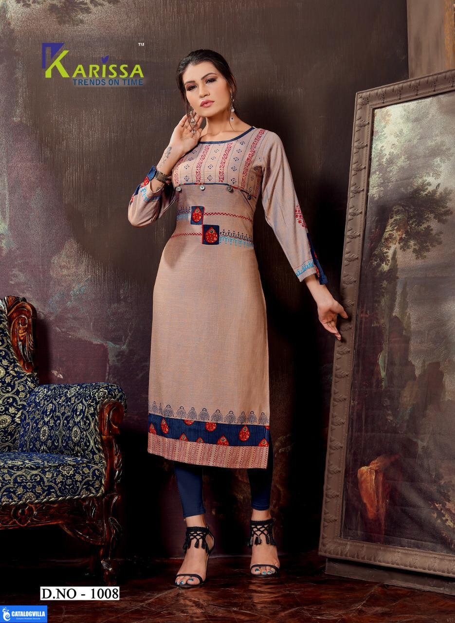 Rich Girl Vol 2 By Karissa Fashion Casual Wear Kurtis Catalogue