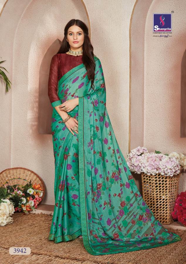 Ridhima Vol 2 By Shangrila Georgette Printed Sarees Catalogue