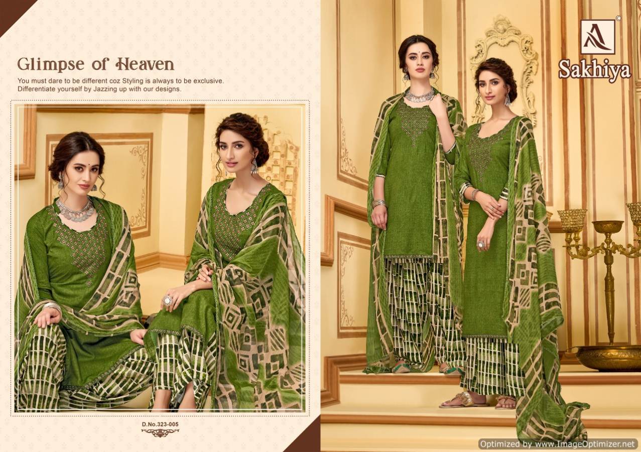 Sakhiya  By Alok Designer Patiyala Dress Material Catalogue