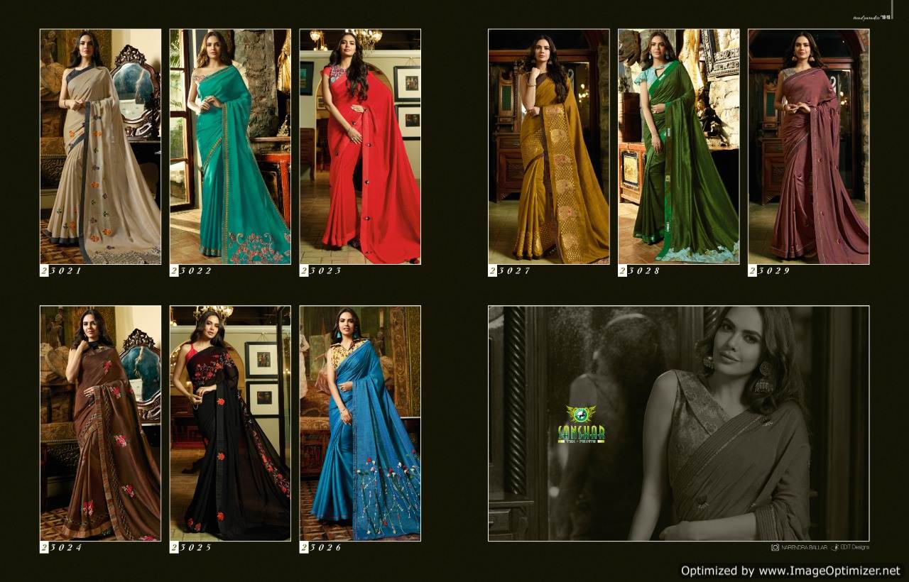 Esha Vol 3 By Sanskar Wedding Sarees Collection