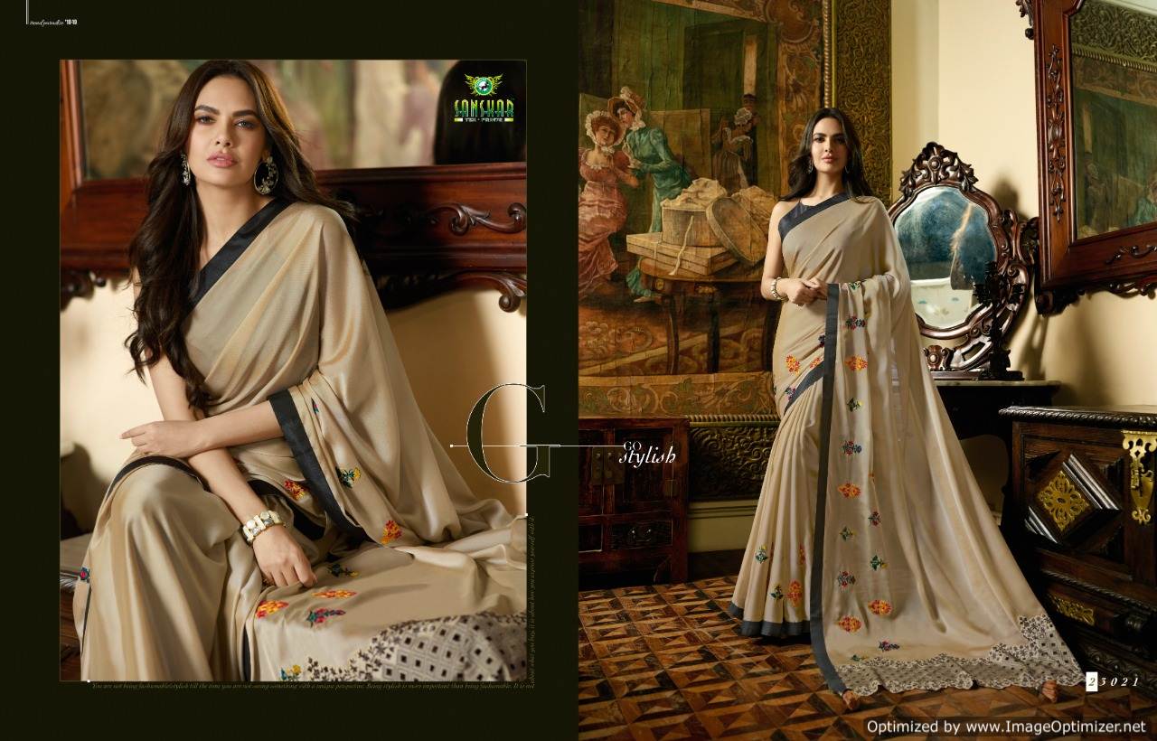 Esha Vol 3 By Sanskar Wedding Sarees Collection